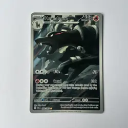 Houndoom 066/064 Illustration Rare Shrouded Fable Pokemon TCG Card - Image 1