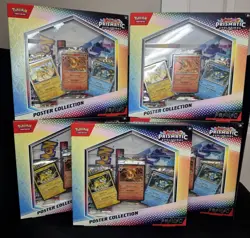 5x Pokemon S&V Prismatic Evolutions Poster Collection LOT - Factory Sealed - Image 1
