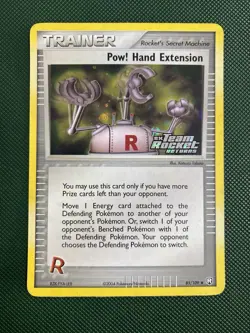 Pokemon TCG CARD Pow! Hand Extension Reverse Holo - Team Rocket Returns - 85/109 - Image 1