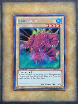 Yugioh Kabazauls LCJW-EN142 Secret Rare 1st Ed LP - Image 1