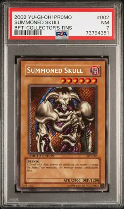 Yu-Gi-Oh! BPT-002 Summoned Skull GRADED PSA 7 Near Mint - Image 1