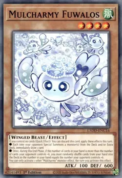 Mulcharmy Fuwalos Common 1st Edition L5DD-ENC16 Yugioh - Image 1