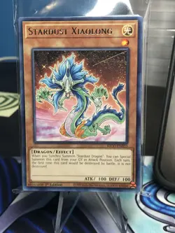 Yugioh! 3x Majestic Dragon Stardust Xiaolong KICO Rare 1st Ed NM - Image 1