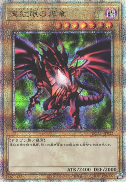 Yu-Gi-Oh! Red-Eyes Black Dragon (NM) Quarter Century Secret Rare set QCAC-JP022 - Image 2