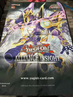 Yu-Gi-Oh! Yugioh Alliance Insight Store Display Banner 24x36 Canvas OTS New - Image 1