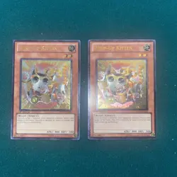Yugioh Wind Up Kitten 1st Edition Ultimate Rare Nm X2 - Image 1