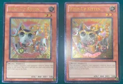 Yugioh Wind Up Kitten 1st Edition Ultimate Rare Nm X2 - Image 2