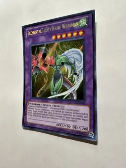YuGiOh! Elemental HERO Flame Wingman - LCGX-EN045 - Secret Rare - Image 3