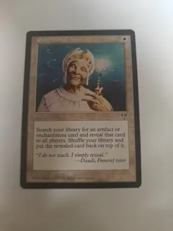 Enlightened Tutor LP Mirage Vintage MTG 1996 Magic the Gathering - Image 1