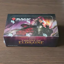 Magic The Gathering: Throne Of Eldraine Draft Booster Box | New & Sealed | MTG - Image 1