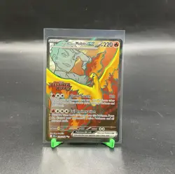 Pokemon TCG Team Rockets Moltres EX Destined Rivals Stamped Upc Promo 208/182 - Image 2