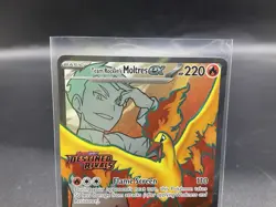 Pokemon TCG Team Rockets Moltres EX Destined Rivals Stamped Upc Promo 208/182 - Image 3