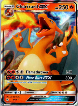 Charizard GX 9/68 NM - Hidden Fates - Pokemon Trading Card Game - Image 1