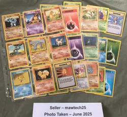 POKEMON CARDS BASE / JUNGLE / FOSSIL / TEAM ROCKET / BASE 2 - MIXED BUNDLE #4 - Image 1