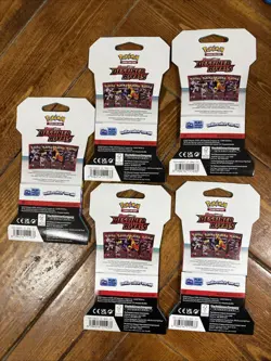 Pokemon Destined Rivals Sleeved Booster Packs - Factory Sealed Lot Of 5 Packs - Image 2