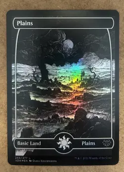 Foil* Plains - Innistrad: Crimson Vow - Land 268 - NM MTG - Image 1