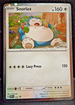 Snorlax 122 Sv: Scarlet & Violet Promo Cosmos Holo SVP EN 122 Pokemon NM - Image 1