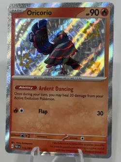 Pokemon TCG Oricorio 113/091 S&V Paldean Fates SHINY Ultra Rare 2024 [NM] - Image 2