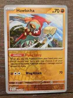 Hawlucha 118/198 SV1 Scarlet & Violet Base Reverse Holo Rare Pokemon 2023 NM - Image 1