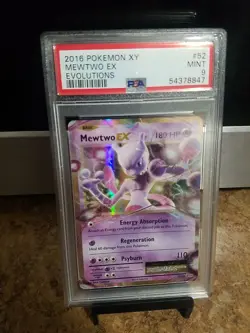 2016 Pokemon Xy Mewtwo Ex Evolutions Psa 9 - Image 3