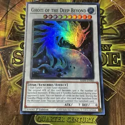 Yugioh Ghoti of the Deep Beyond RA04-EN060 Super Rare 1st Edition NM - Image 1