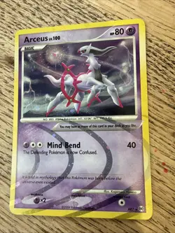 Pokemon Card - Arceus (AR7) Arceus AR7 Holo Rare - #AR7 NM - Image 1