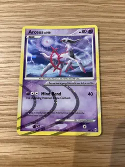 Pokemon Card - Arceus (AR7) Arceus AR7 Holo Rare - NM - Image 1