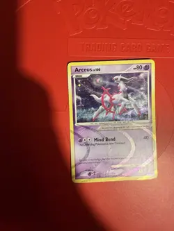 Arceus Lv 100 AR7 Holo Rare 2009 Platinum Pokemon TCG - Played Card - Image 1