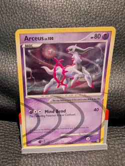 Arceus Liv. 100 AR7 Psychic Reverse Holo rare card NM Pokemon TCG - Image 1
