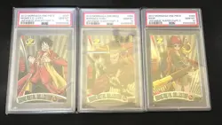 Sequential PSA 10 Z style One Piece x Morinaga Wafer Part3 - Luffy/Zoro/Nami - Image 1