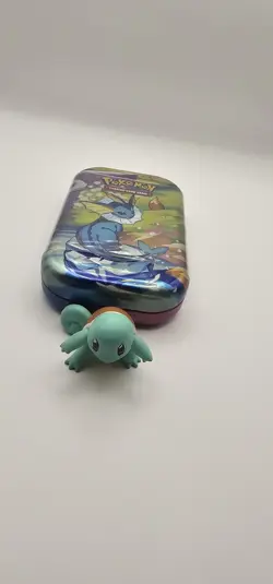 Pokemon TCG Prismatic Evolutions Mini Tin Vaporeon Factory Sealed - Image 2