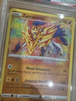 2020 Pokemon SWSH Zamazenta Vivid Voltage - PSA 10 - #102 Genuine - Image 2