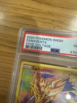 2020 Pokemon SWSH Zamazenta Vivid Voltage - PSA 10 - #102 Genuine - Image 4