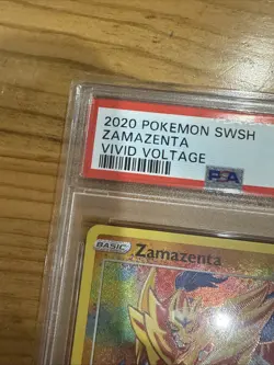 2020 Pokemon SWSH Zamazenta Vivid Voltage - PSA 9 MINT - #102 Genuine - Image 4