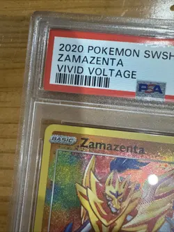 2020 Pokemon SWSH Zamazenta Vivid Voltage - PSA 9 MINT - #102 Genuine - Image 5