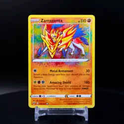 Zamazenta 102/185 - Pokemon TCG SWSH Vivid Voltage - NM Amazing Rare - Image 1