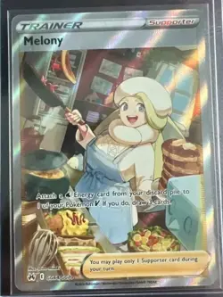 Melony GG64/GG70 Crown Zenith Galarian Gallery Pokemon Card NM+ - Image 1
