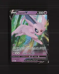 Espeon V SWSH201 Sword & Shield Black Star Promo Holo Pokemon Card NM - Image 1