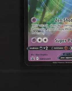 Espeon V SWSH201 Sword & Shield Black Star Promo Holo Pokemon Card NM - Image 5