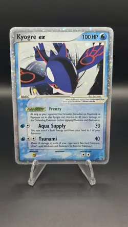 Kyogre EX 037 - Black Star Promo - MP (Small Dents) - Vintage Holo Pokemon Card - Image 1