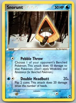 Snorunt - 64/108 EX Power Keepers - Pokemon Card 2007 - Image 1