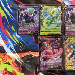 Lot of 8 Pokemon Cards V Style Full Art TCG All Used And Some Multiples - Image 2