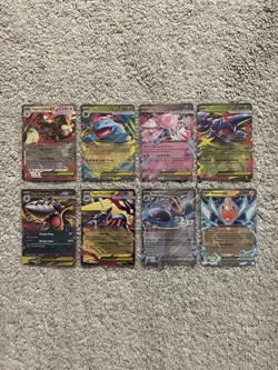Pokemon Mega Evolution Phantasmal Flames Lot Of 8 Ex Holo Full Art Cards NM - Image 1