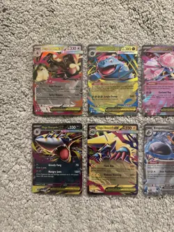 Pokemon Mega Evolution Phantasmal Flames Lot Of 8 Ex Holo Full Art Cards NM - Image 2
