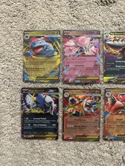 Pokemon Mega Evolution Phantasmal Flames Lot Of 8 Ex Holo Full Art Cards NM - Image 2