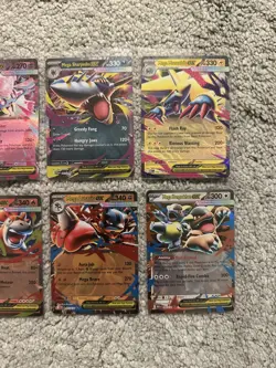 Pokemon Mega Evolution Phantasmal Flames Lot Of 8 Ex Holo Full Art Cards NM - Image 3