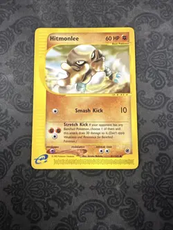 Pokemon TCG Hitmonlee Expedition Base Set 81/165 Regular Uncommon - Image 1