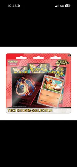 2 x Charmander Pokemon TCG Ascended Heroes Tech Sticker Collection | IN HAND 🔥 - Image 1