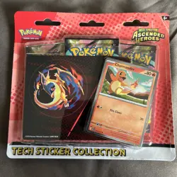 Pokemon TCG Mega Evolution Ascended Heroes Tech Sticker Collection- Red IN STOCK - Image 1