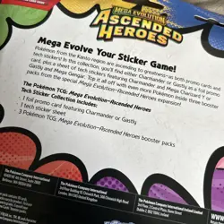Pokemon TCG Mega Evolution Ascended Heroes Tech Sticker Collection- Red IN STOCK - Image 3
